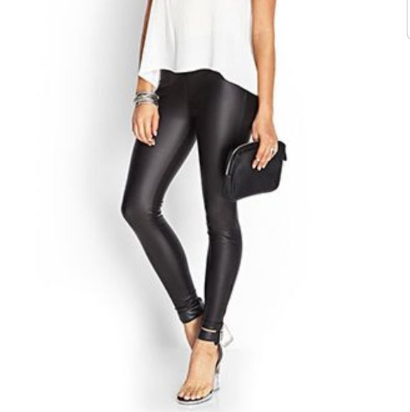 Forever 2 Faux Leather Leggings 